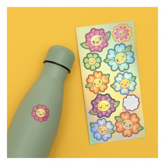 Flower Bottle Stickers image number 2