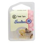 Hemline Cream Mother of Pearl Heart Buttons 11.25mm 7 Pack image number 2