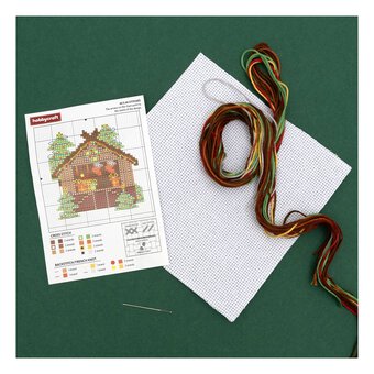 Christmas Market Mini Cross Stitch Kit