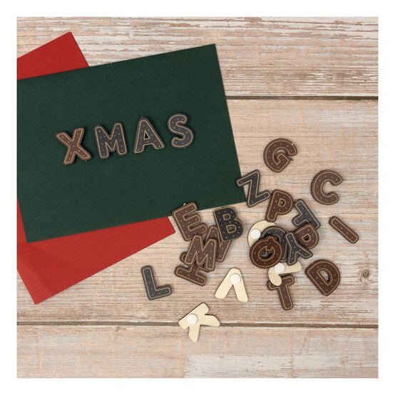 Santa Letter Wooden Toppers 26 Pack image number 2