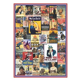 Eurographics World War Posters Jigsaw Puzzle 1000 Pieces