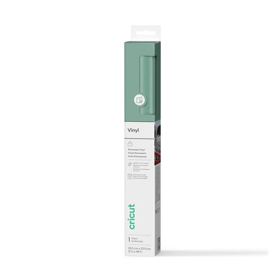Cricut Eucalyptus Permanent Premium Vinyl 12 x 48 Inches image number 1