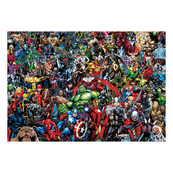 Clementoni Marvel Impossible Jigsaw Puzzle 1000 Pieces image number 2