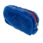 Reversible Red and Blue Furry Pencil Case image number 1