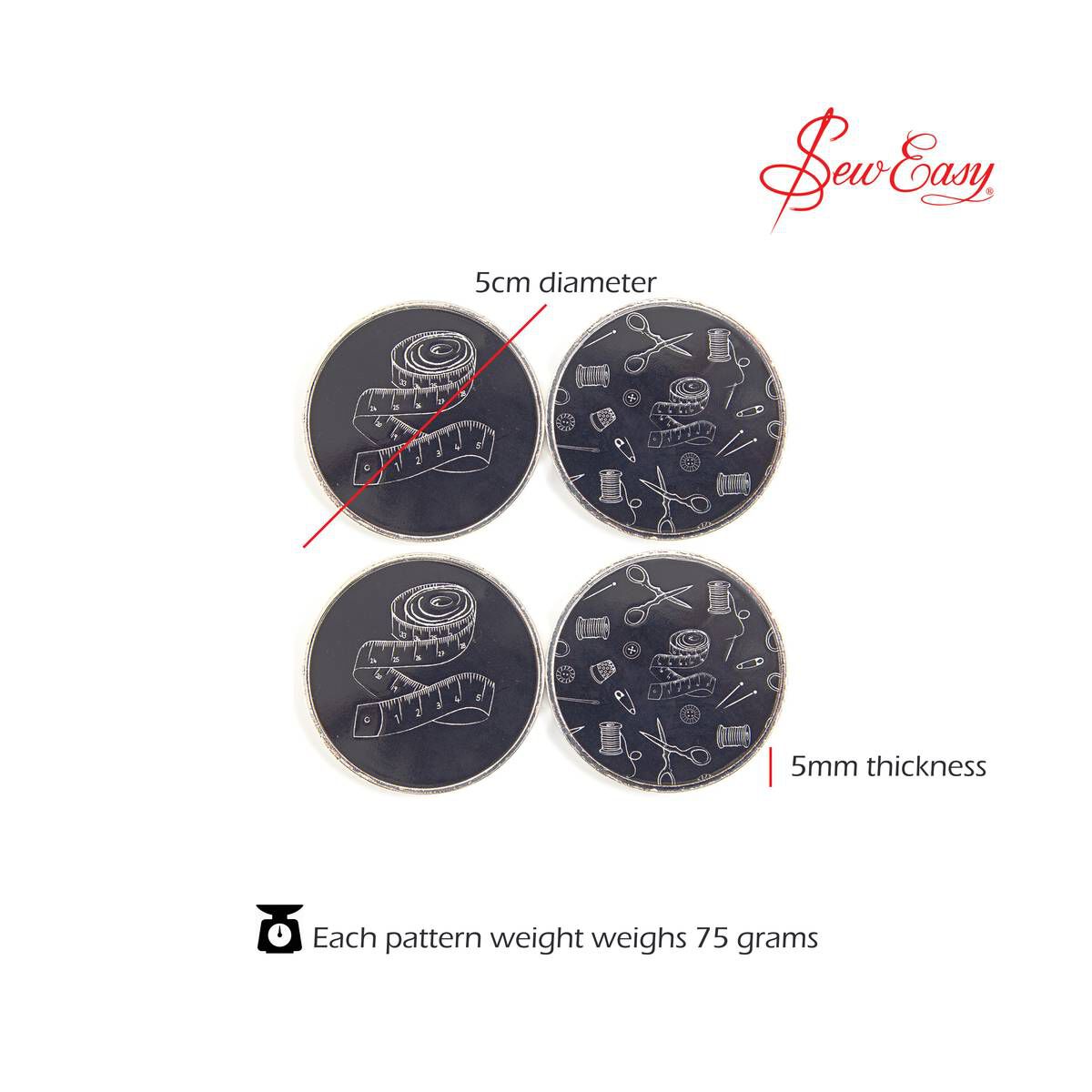 Sew Easy Notions Fabric Weights 4 Pack Hobbycraft