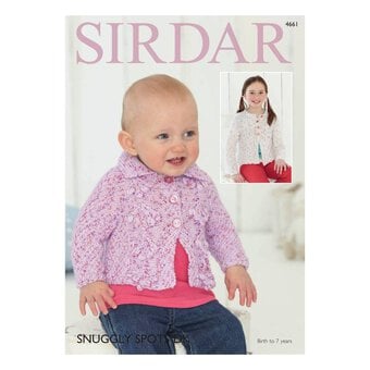 Sirdar Snuggly Spots DK Cardigan Digital Pattern 4661