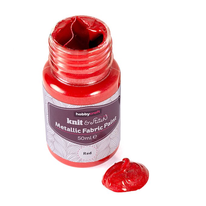Radical Fabric Paint, Red- 500ml – Lincraft