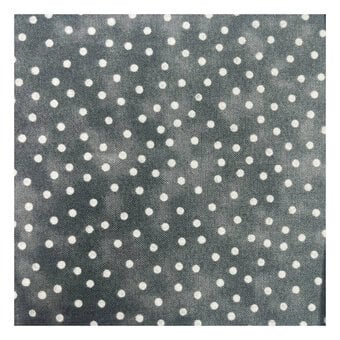 Silver Spotty Cotton Textured Blender Fabric by the Metre image number 2