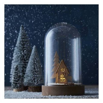 LED Glass Dome 17cm
