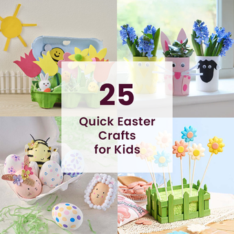 25 Quick Easter Crafts for Kids
