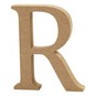 MDF Wooden Letter R 13cm image number 1
