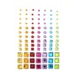 Adhesive Circle and Square Gems image number 1