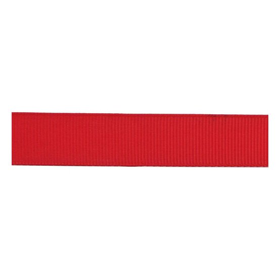 Red Grosgrain Ribbon 15mm x 5m image number 2