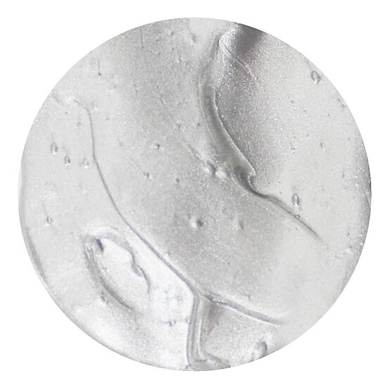 Metallic Silver Ready Mixed Shimmer Paint 300ml image number 2