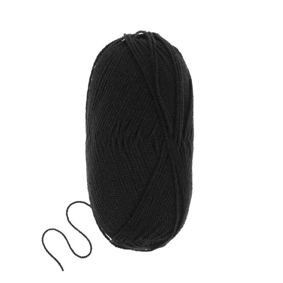 Wendy Black Supreme DK Yarn 100g image number 3