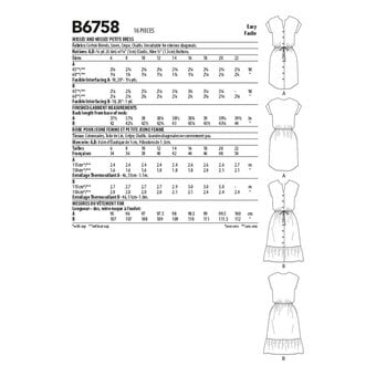Butterick Petite Dress Sewing Pattern B6758 (14-22)