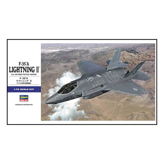 Hasegawa F-35A Lightning II Model Kit 1:72 image number 1