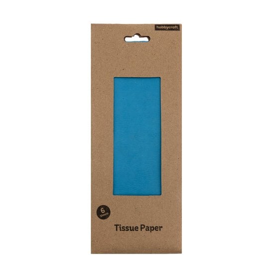 Sky Blue Tissue Paper 50cm x 75cm 6 Pack image number 3