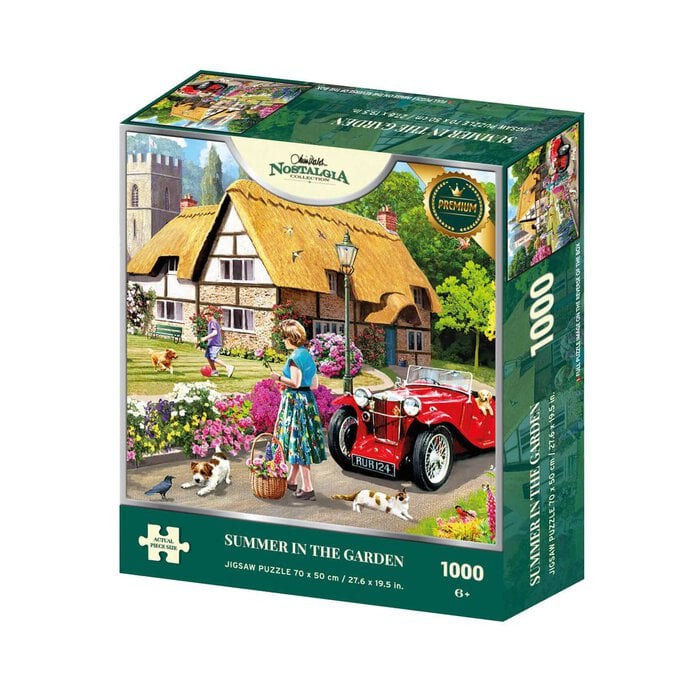 Summer in the Garden Jigsaw Puzzle 1000 Pieces image number 1