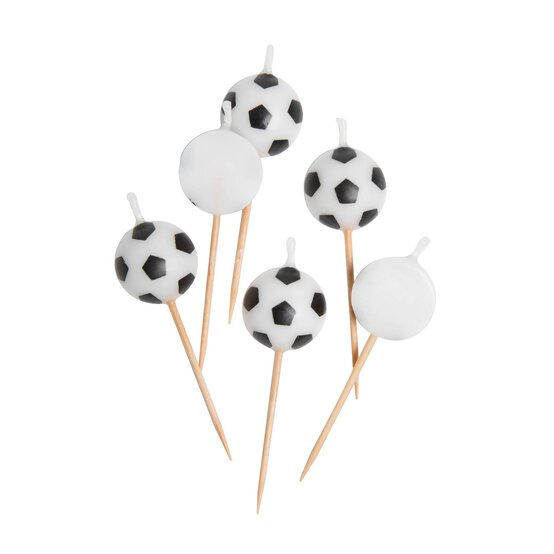 Football Pick Birthday Candles 6 Pack image number 2