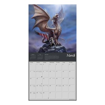 Dragons by Anne Stokes Wall Calendar 2027