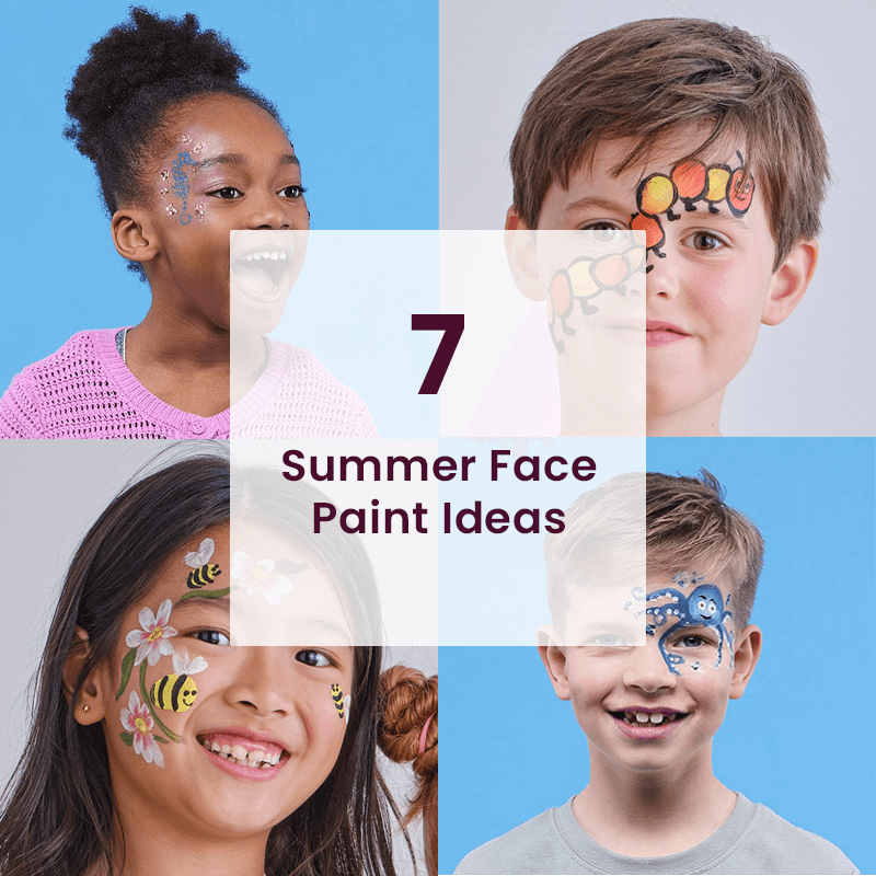7 Summer Face Paint Ideas | Hobbycraft