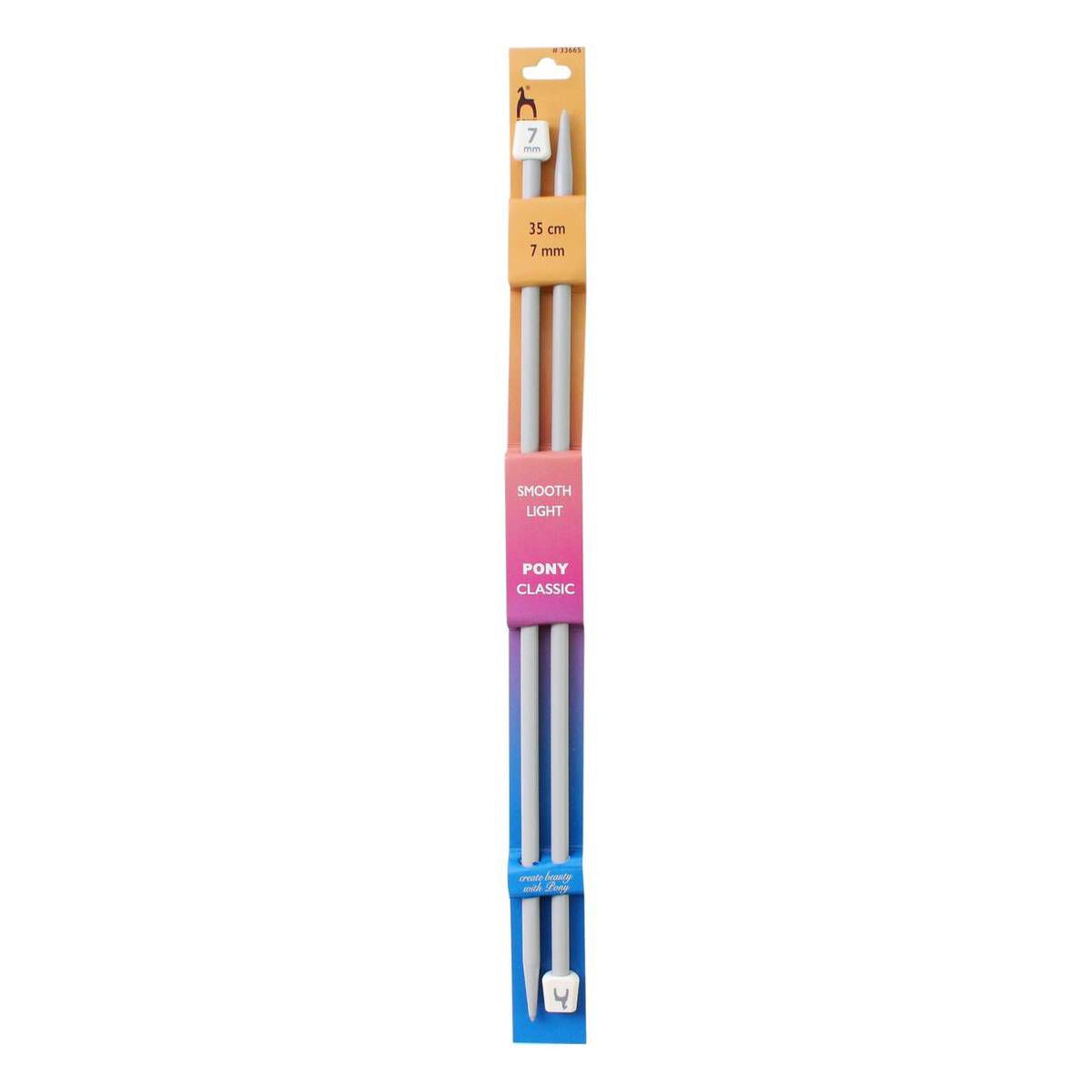 Pony Knitting Needles 7mm x 35cm Hobbycraft