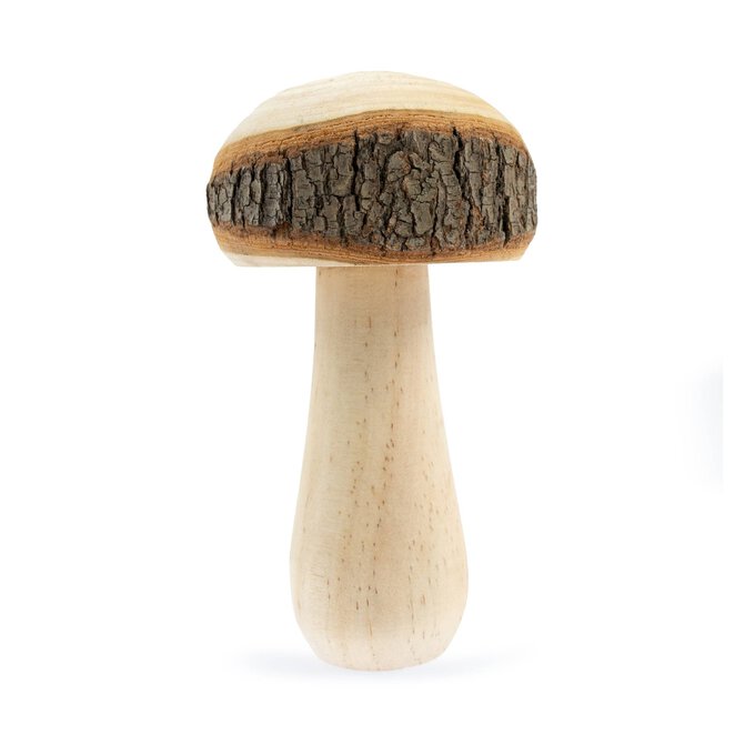 Wooden Mushroom 15cm image number 1