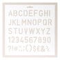 Alphabet Stencil 25cm x 25cm image number 1