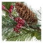 Fir Cone and Red Berry Wreath 48cm image number 2