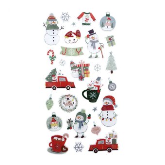 Snowman Stickers 