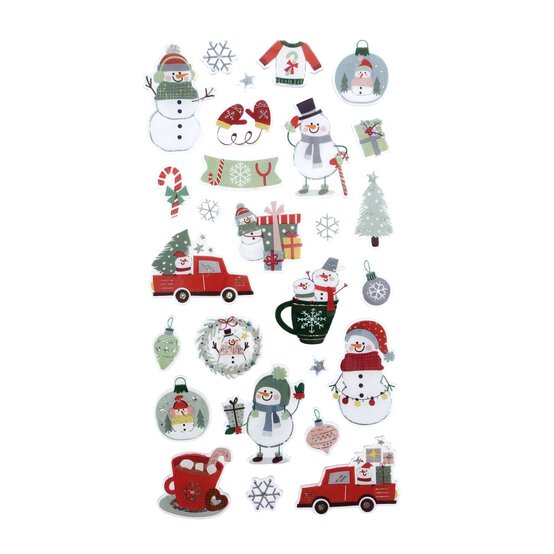 Snowman Stickers  image number 1