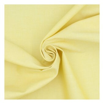 Sunshine Yellow Cotton Oxford Chambray Fabric by the Metre