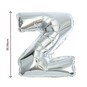 Silver Foil Letter Z Balloon image number 2