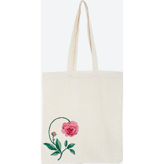 FREE PATTERN DMC Petticoat Peony Cross Stitch 0216 image number 4