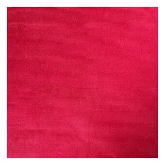 Dark Red Cotton Corduroy Fabric by the Metre