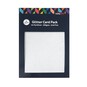 Silver Glitter Card A4 16 Pack image number 3