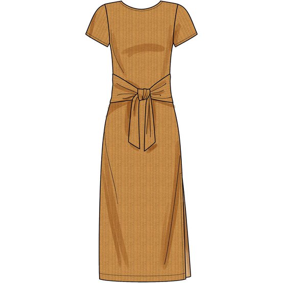 New Look Women's Knit Dress Sewing Pattern N6650 image number 4