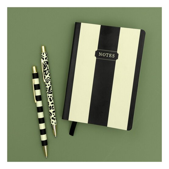Black and White Soft Cover Notebook A6 image number 2