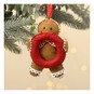 Hanging Gingerbread Felt Letter O Decoration image number 1