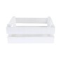 Mini White Wooden Crate 24cm x 16cm x 10cm image number 3