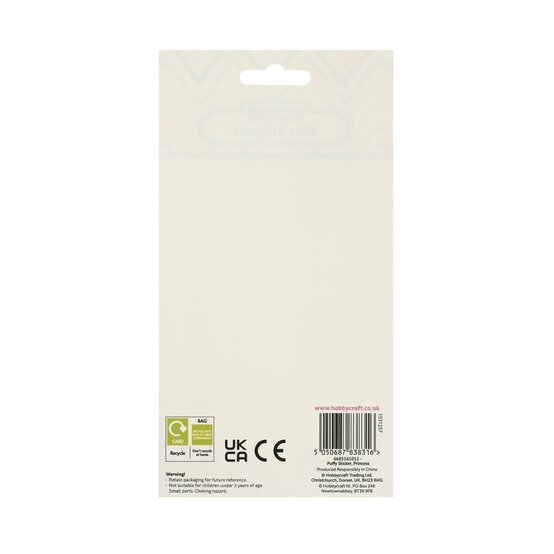 Princess Puffy Stickers image number 5