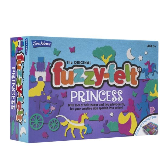 Fuzzy-Felt Includes Over 200 Pieces Princess Drawer Set