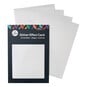 White Glitter Effect Card A4 16 Sheets image number 1