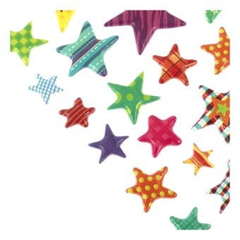 Patterned Star Puffy Stickers image number 3