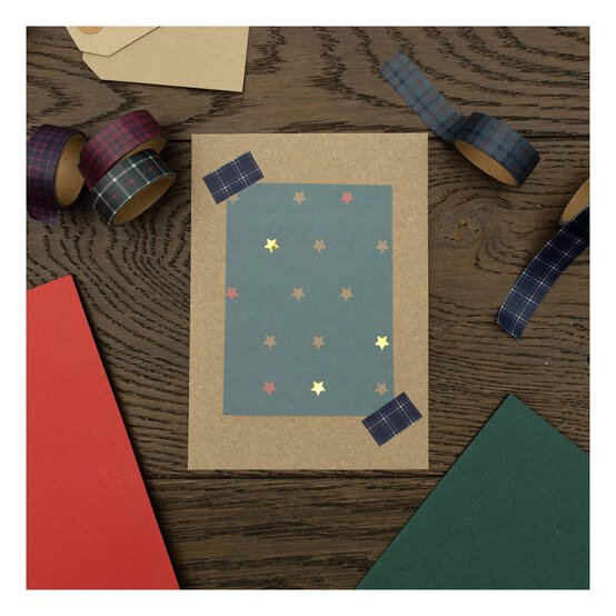 Tartan Washi Tapes 2m 5 Pack image number 2