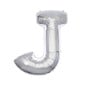 Extra Large Silver Foil Letter J Balloon image number 1