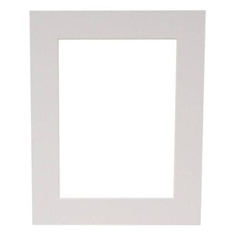Ivory Single Aperture Mount 10 x 8 Inches