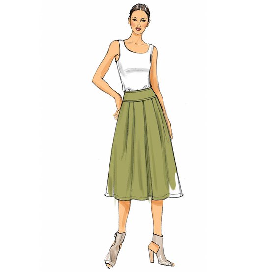Vogue Women’s Skirt Sewing Pattern V9090 (10-18) image number 4