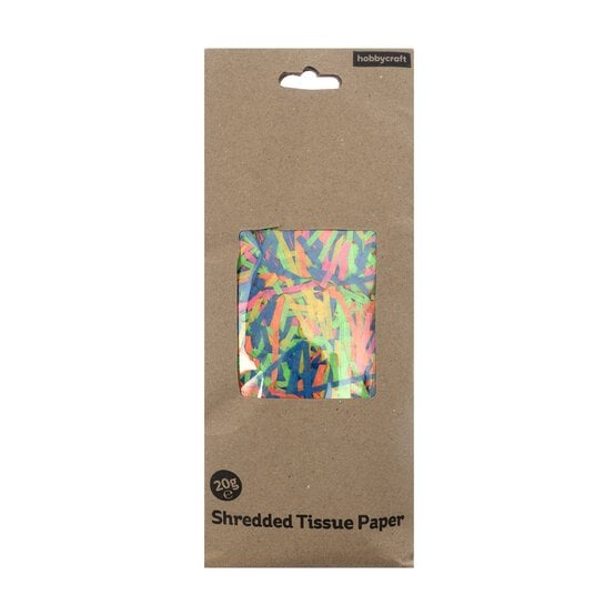 Neon Shredded Tissue Paper 20g image number 3